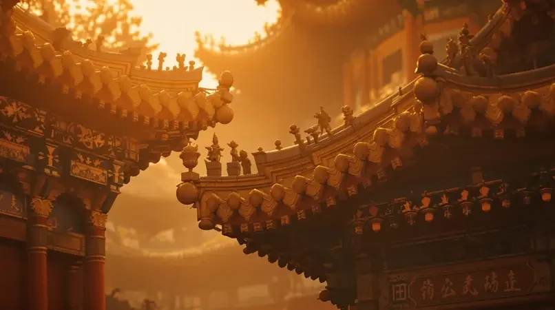故宫的细节 - 韩国电影小姐